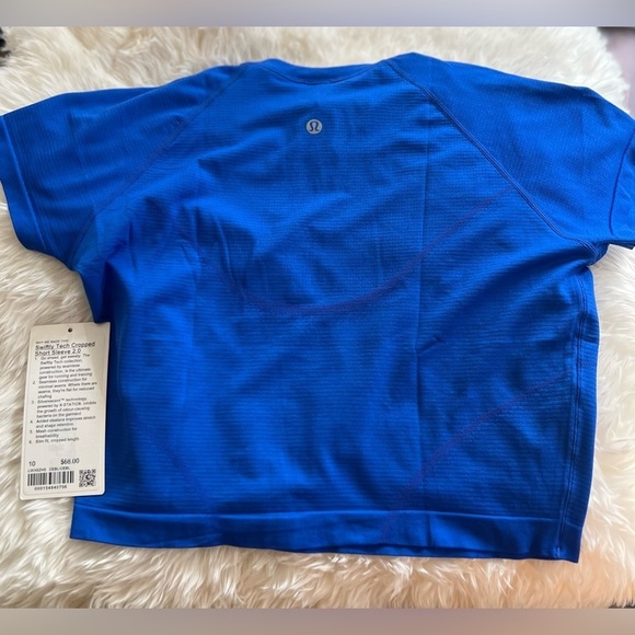 LULULEMON - Swiftly Tech Cropped Short-Sleeve Shirt 2.0 - Picture 5 of 6